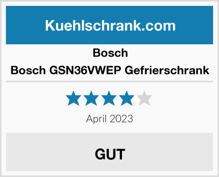 Bosch Bosch GSN36VWEP Gefrierschrank Test