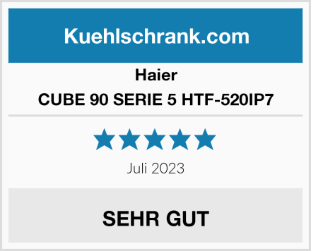 Haier CUBE 90 SERIE 5 HTF-520IP7 Test