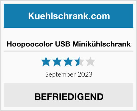  Hoopoocolor USB Minikühlschrank Test