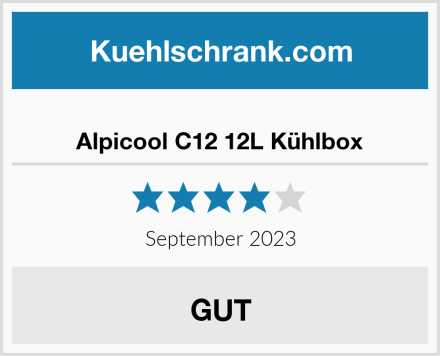  Alpicool C12 12L Kühlbox Test
