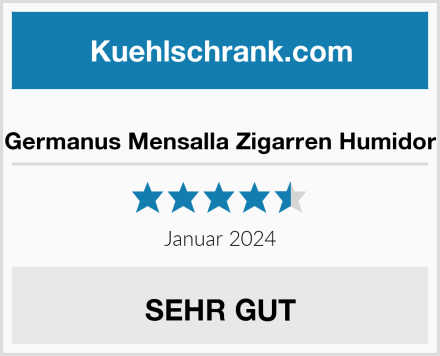  Germanus Mensalla Zigarren Humidor Test