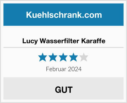  Lucy Wasserfilter Karaffe Test