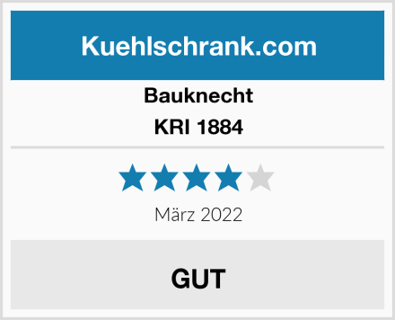 Bauknecht KRI 1884 Test