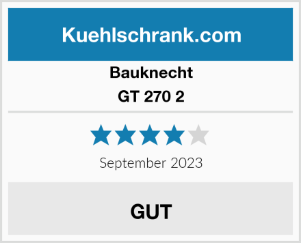 Bauknecht GT 270 2 Test