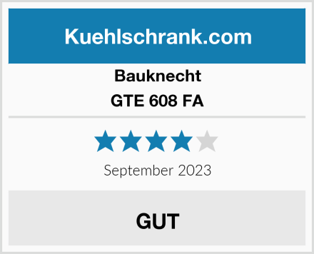 Bauknecht GTE 608  Test