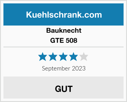 Bauknecht GTE 508 Test