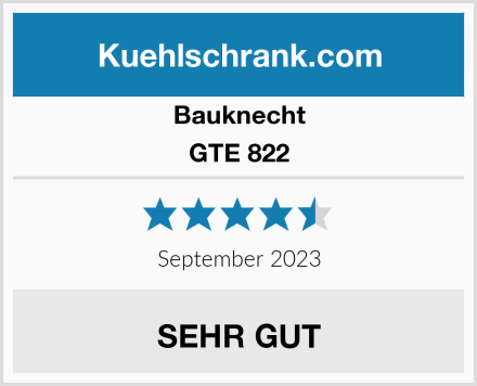 Bauknecht GTE 822  Test