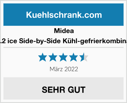 Midea KS 6.2 ice Side-by-Side Kühl-gefrierkombination Test