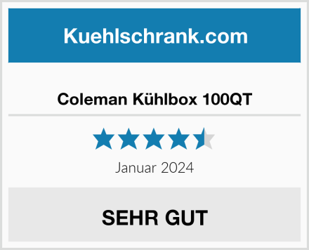  Coleman Kühlbox 100QT Test