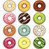 Berkin Arts Donuts Kühlschrankmagnete